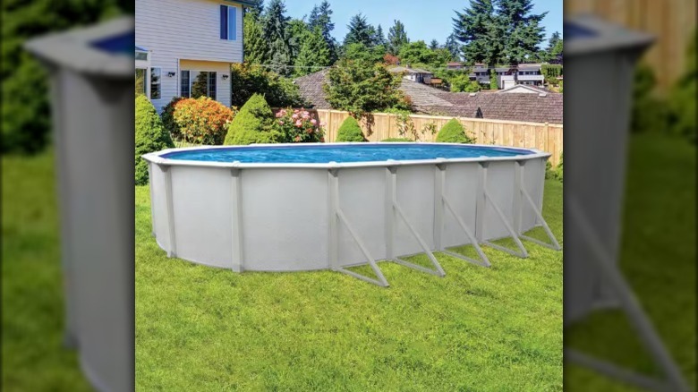 large hard-sided pool