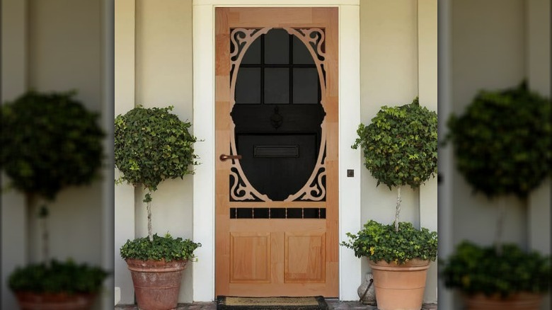 Wooden screen doors