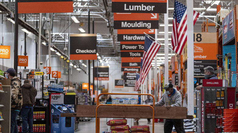 Home Depot store interior