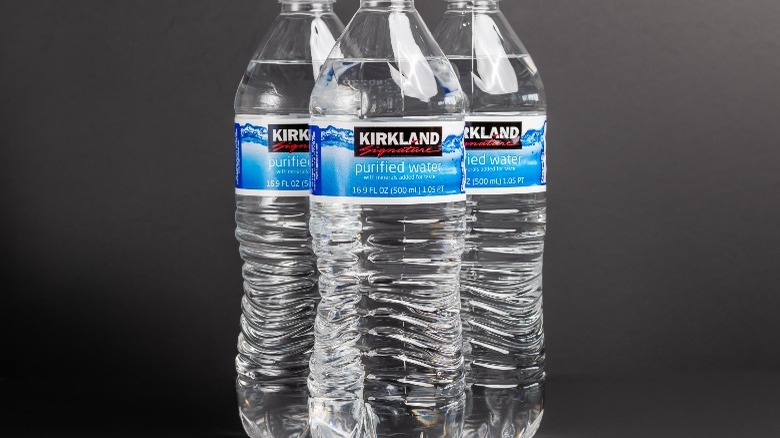 Kirkland brand bottled water 