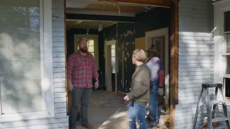 Ben and Erin Napier where window was removed 