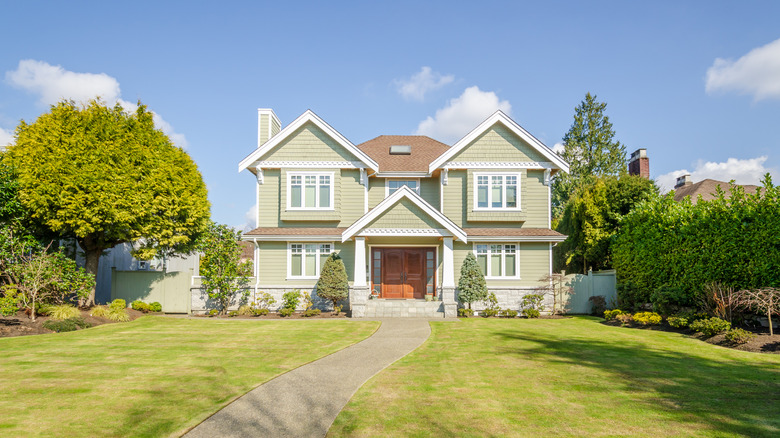 exterior of home with garden 