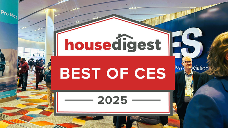 House Digest Best Of CES 2025 badge in front of trade show