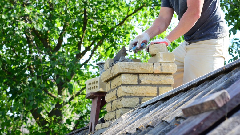 Repairing chimney