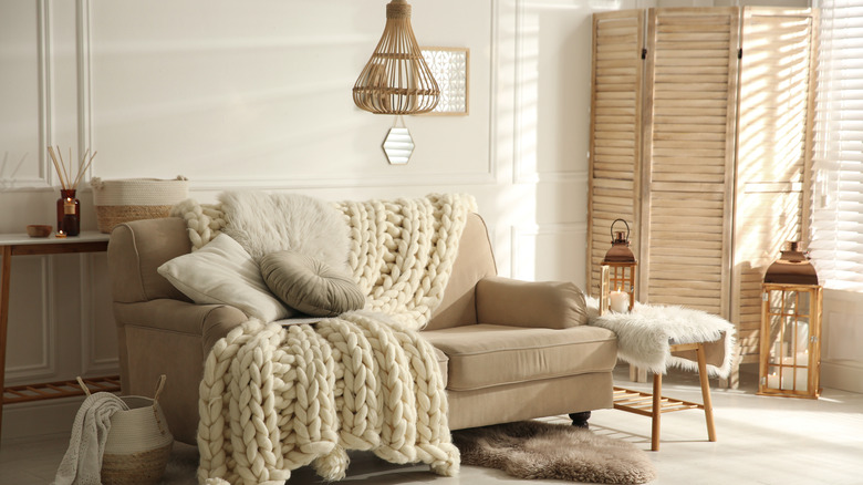 beige-colored living room