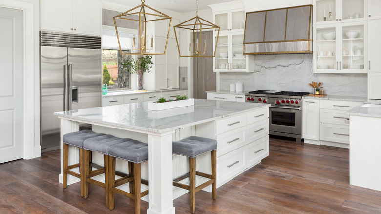 mixed metals kitchen