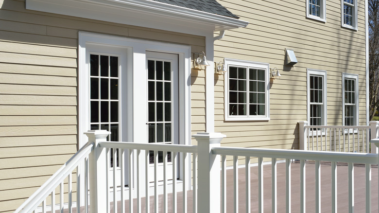 House with a French door