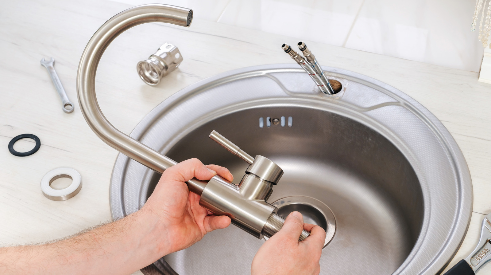 Kitchen Faucet Installation  The Best Way To Install a Faucet 
