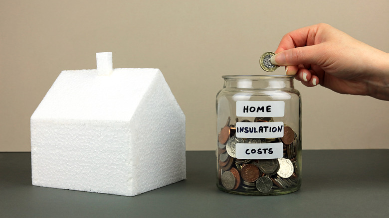 Jar for insulation expense