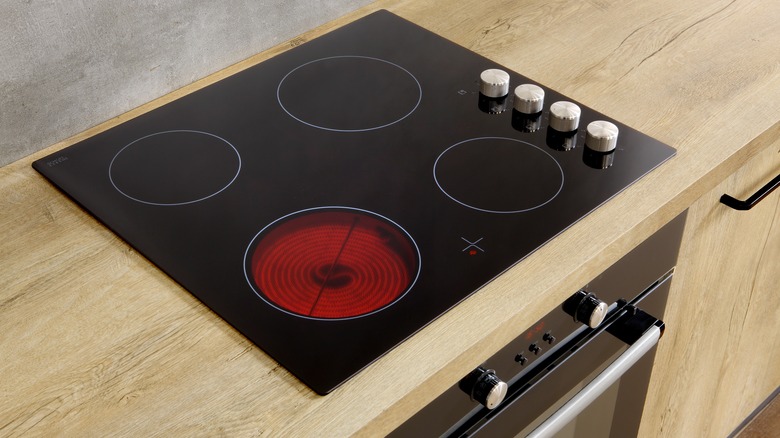 an electric stovetop