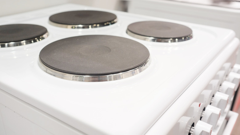electric stovetop with disk burners