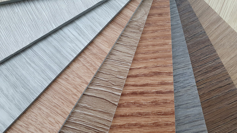 wooden vinyl floor tiles