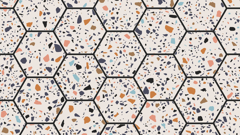 terrazzo flooring tiles