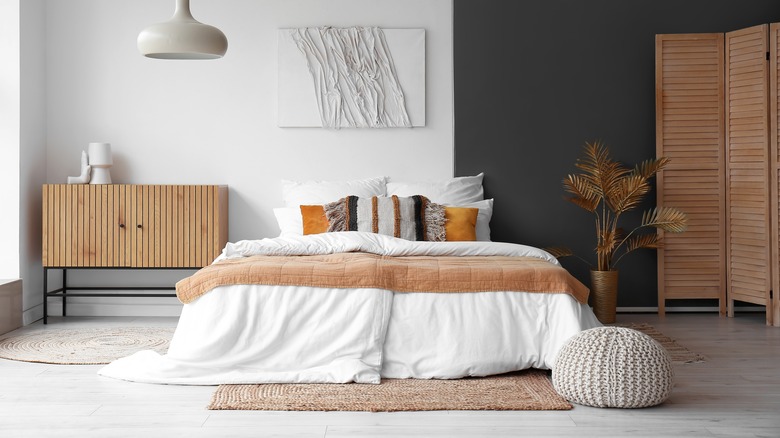 solid white oak bedroom floor