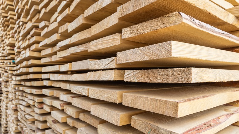 lumber planks