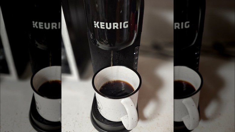 Brewing coffee with a Keurig