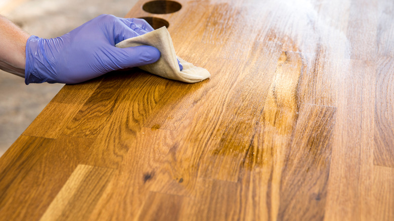 sealing butcher block countertops