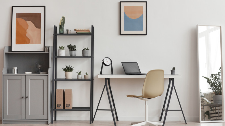 minimalist modern interior workspace