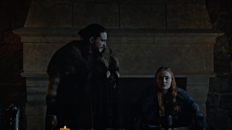 Jon Snow and Sansa