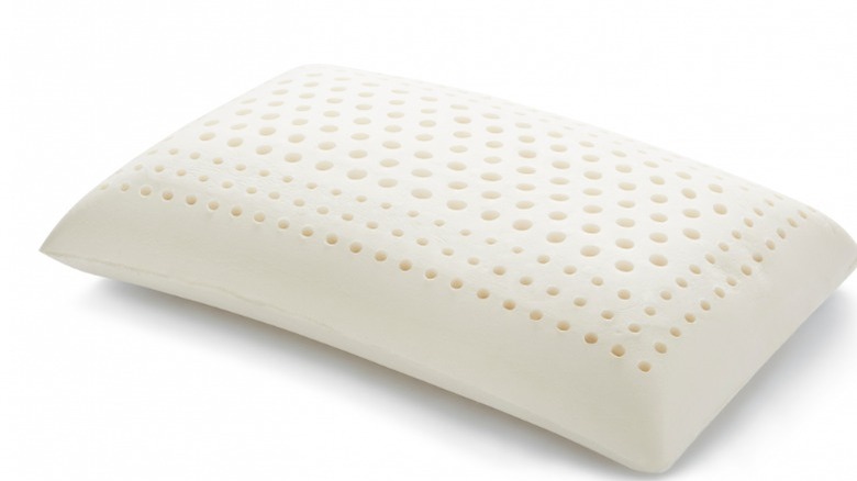 White latex pillow