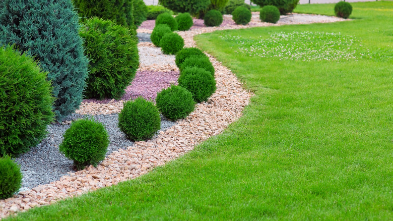 landscaping with rocks