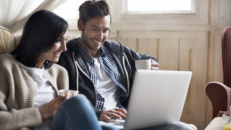 couple on computer