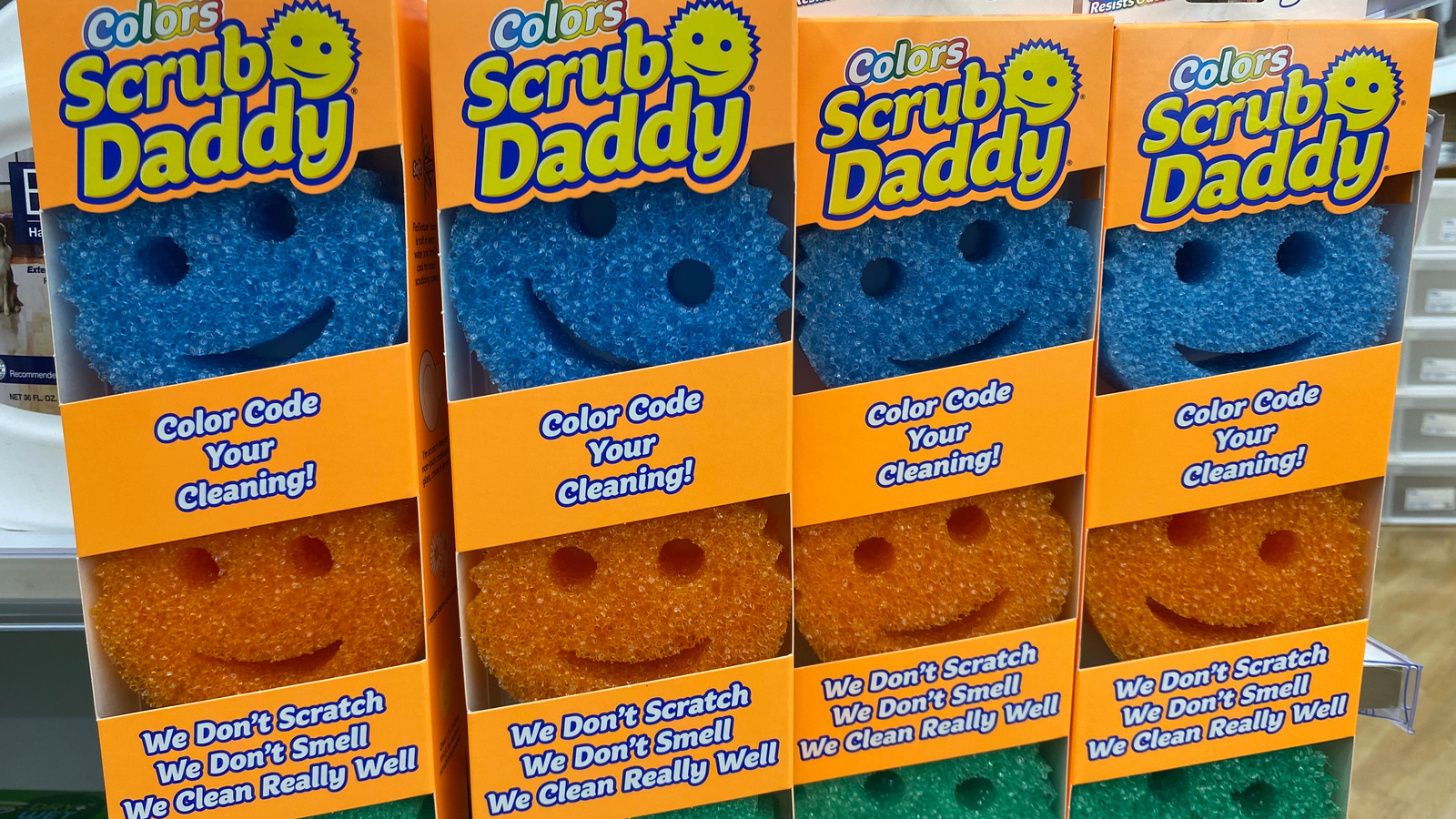 Scrub Daddy Blue Sponges