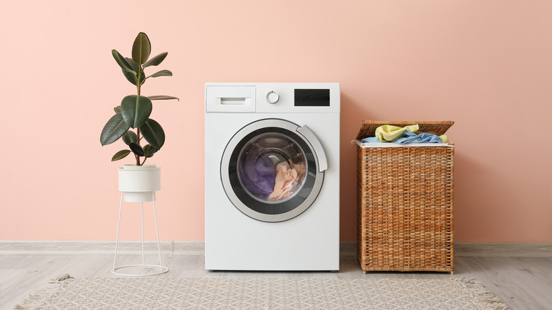 Washing machine and hamper 