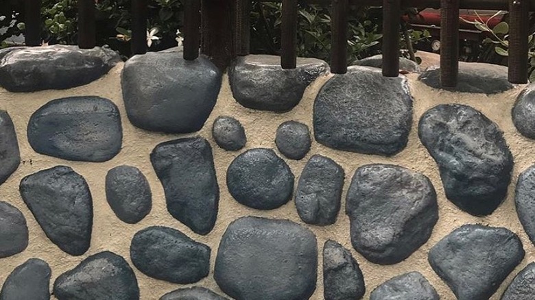 stones in a wall