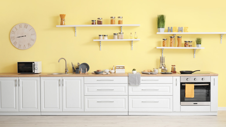 vertical storage in a kitchen