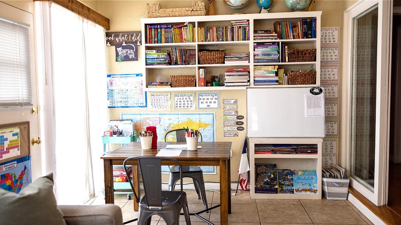 Homeschool classroom