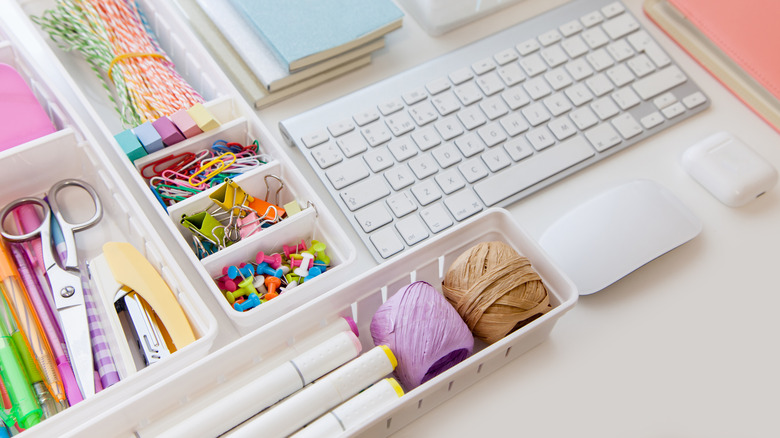 pretty desk organizers and supplies