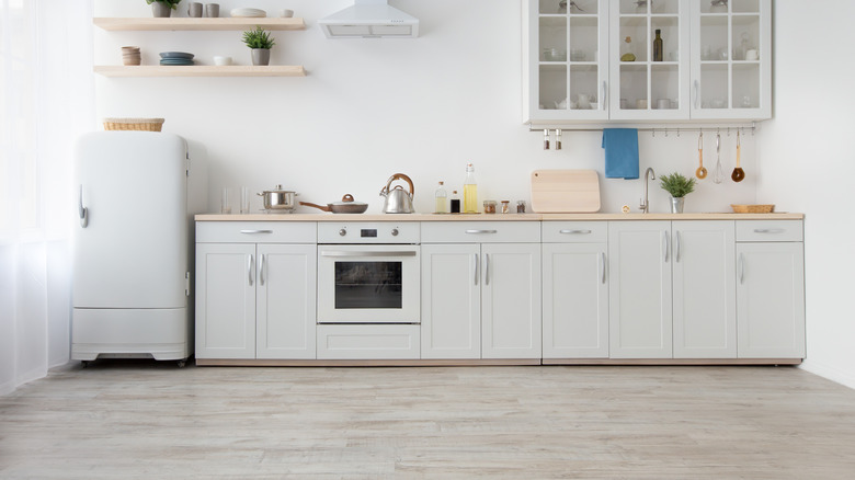 Bright white kitchen