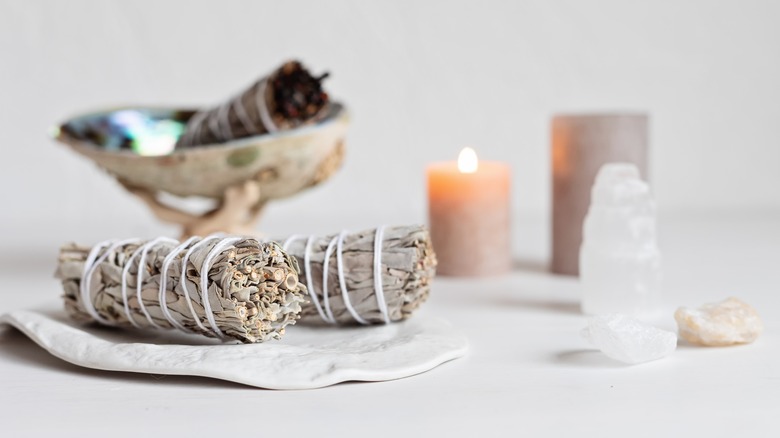 Sage bundles with crystals