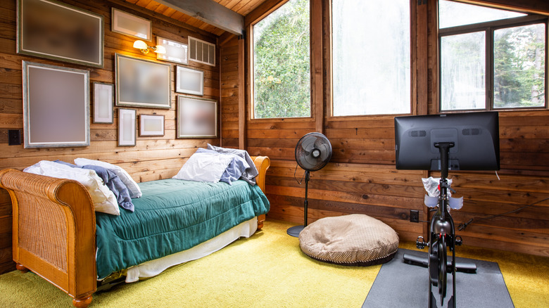 large rug in bedroom