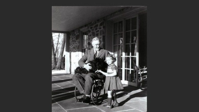 FDR with dog Fala