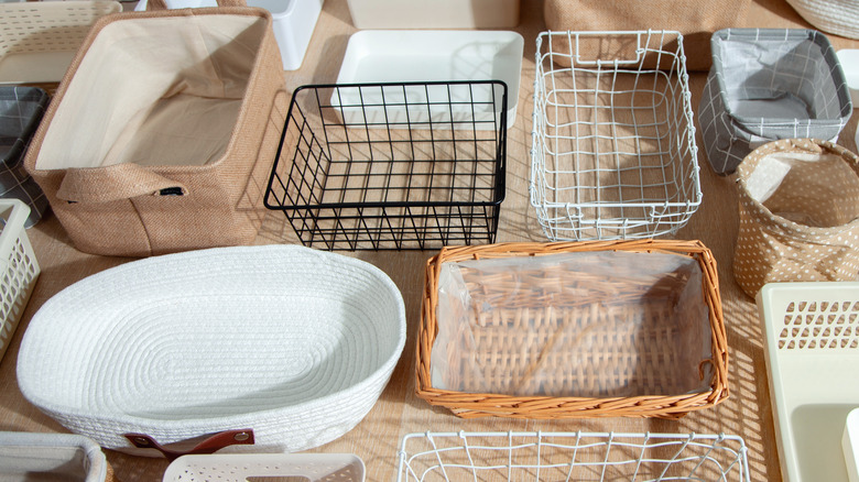 Marie Kondo storage baskets