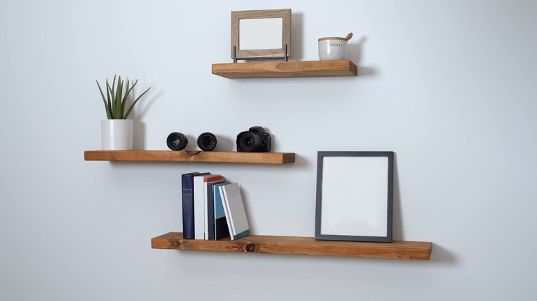 floating shelves