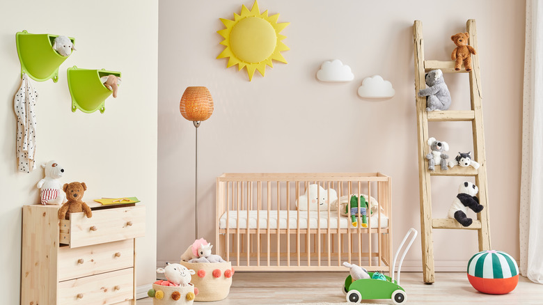 wooden and natural nursery furniture