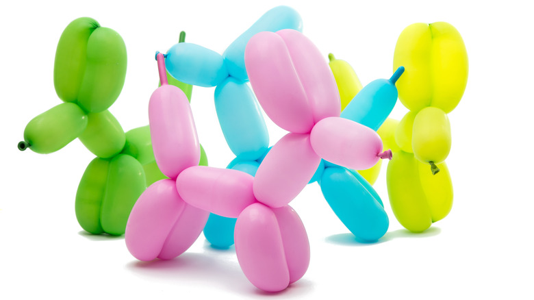 colorful balloon animals