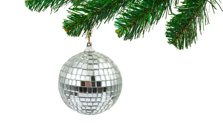 christmas disco ball ornaments 