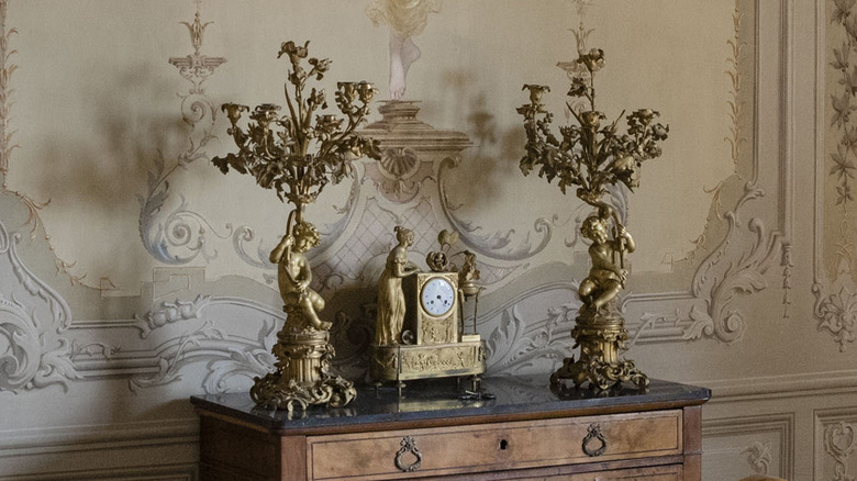 french gold metal antiques decor