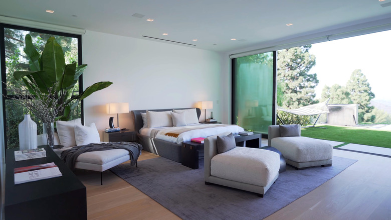 Luxury modern gray bedroom