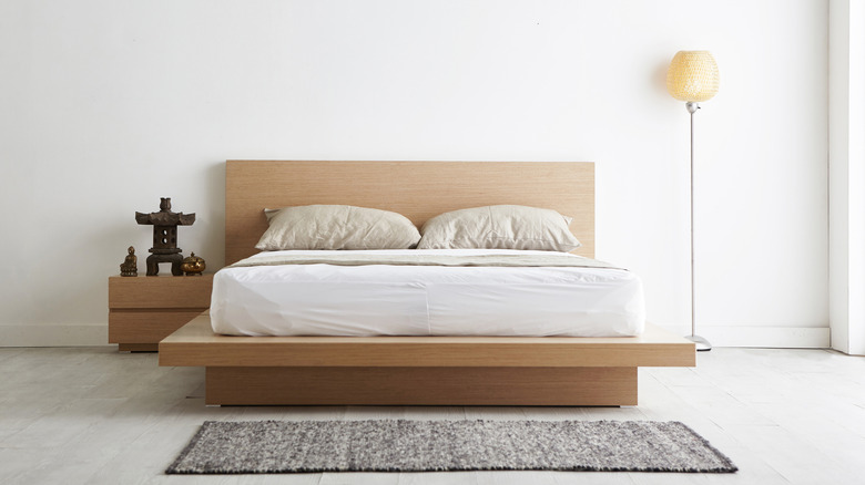 Modern minimalist zen bedroom