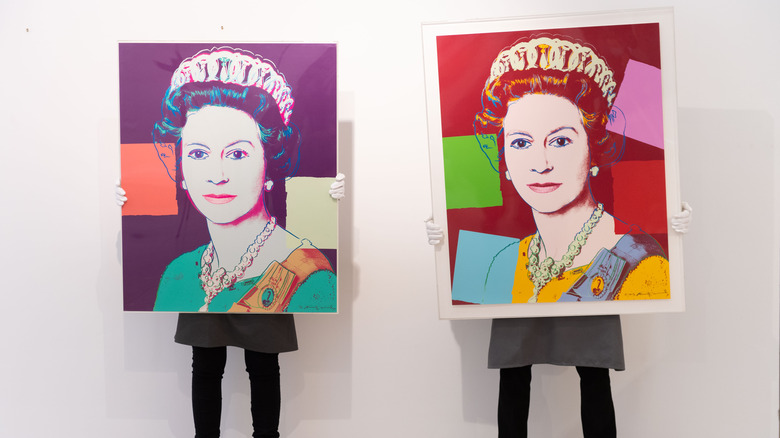 Andy Warhol Queen paintings