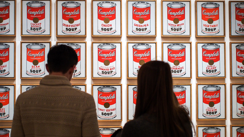 Andy Warhol Campbells Soup painting