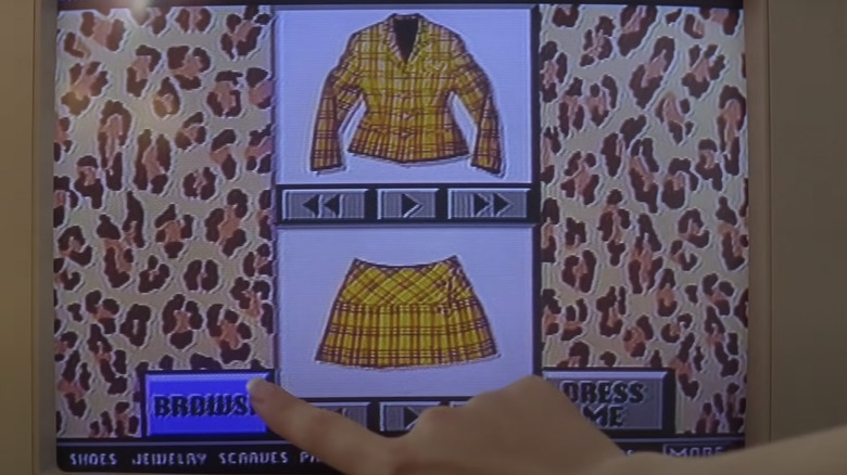 Cher's yellow plaid outfit