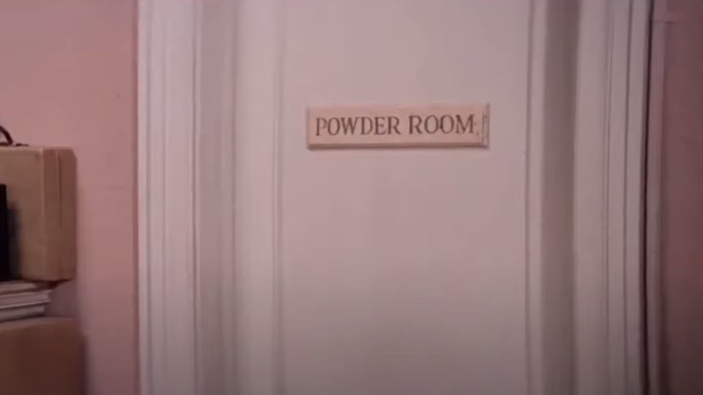 powder room door