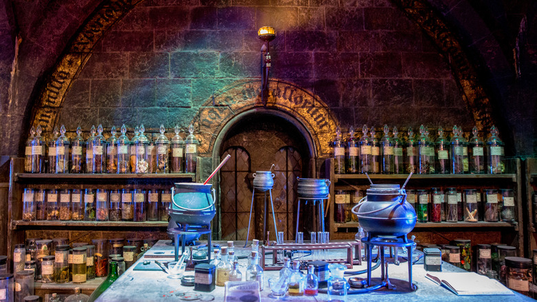 Potions dungeon at Hogwarts