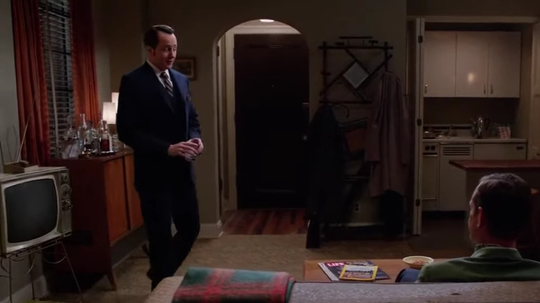 credenza decor in Mad Men